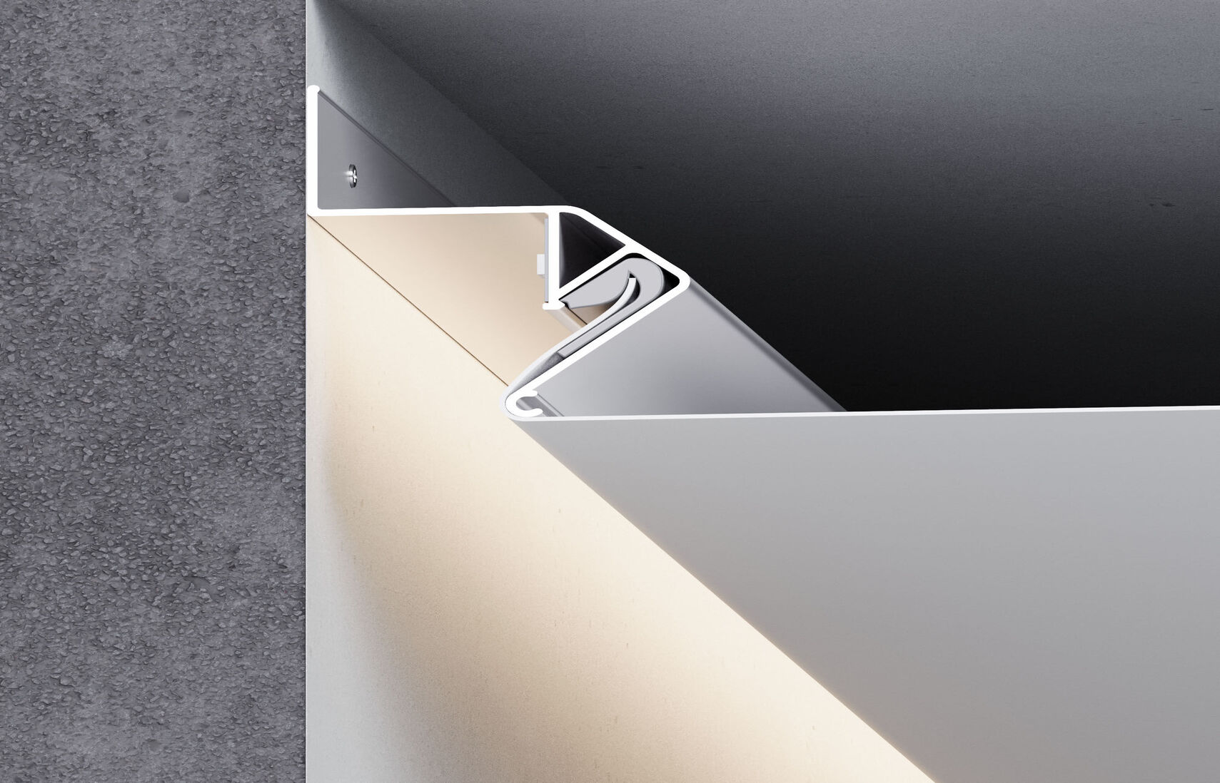 Šviesos profilis - Įtempiamos lubos